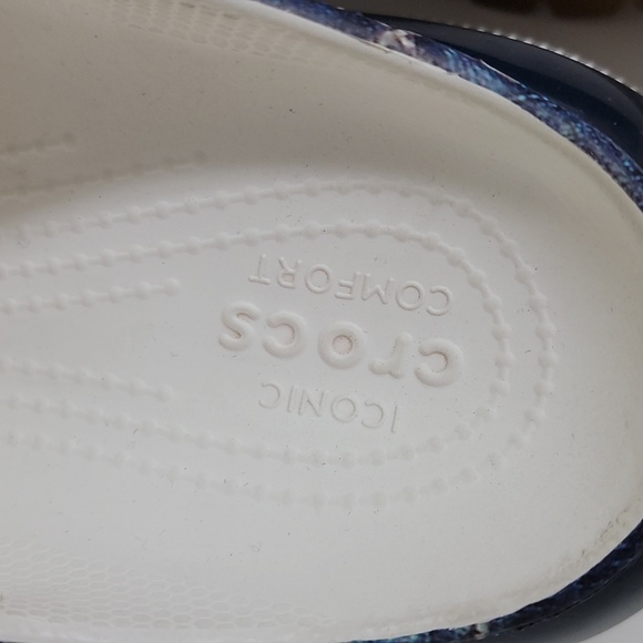 Mega Crush Denim Clog Crocs Classic Women’s - Picture 13 of 13